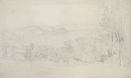 Vista Lejana del Castillo de Lowther (Escena del Parque), 1809
